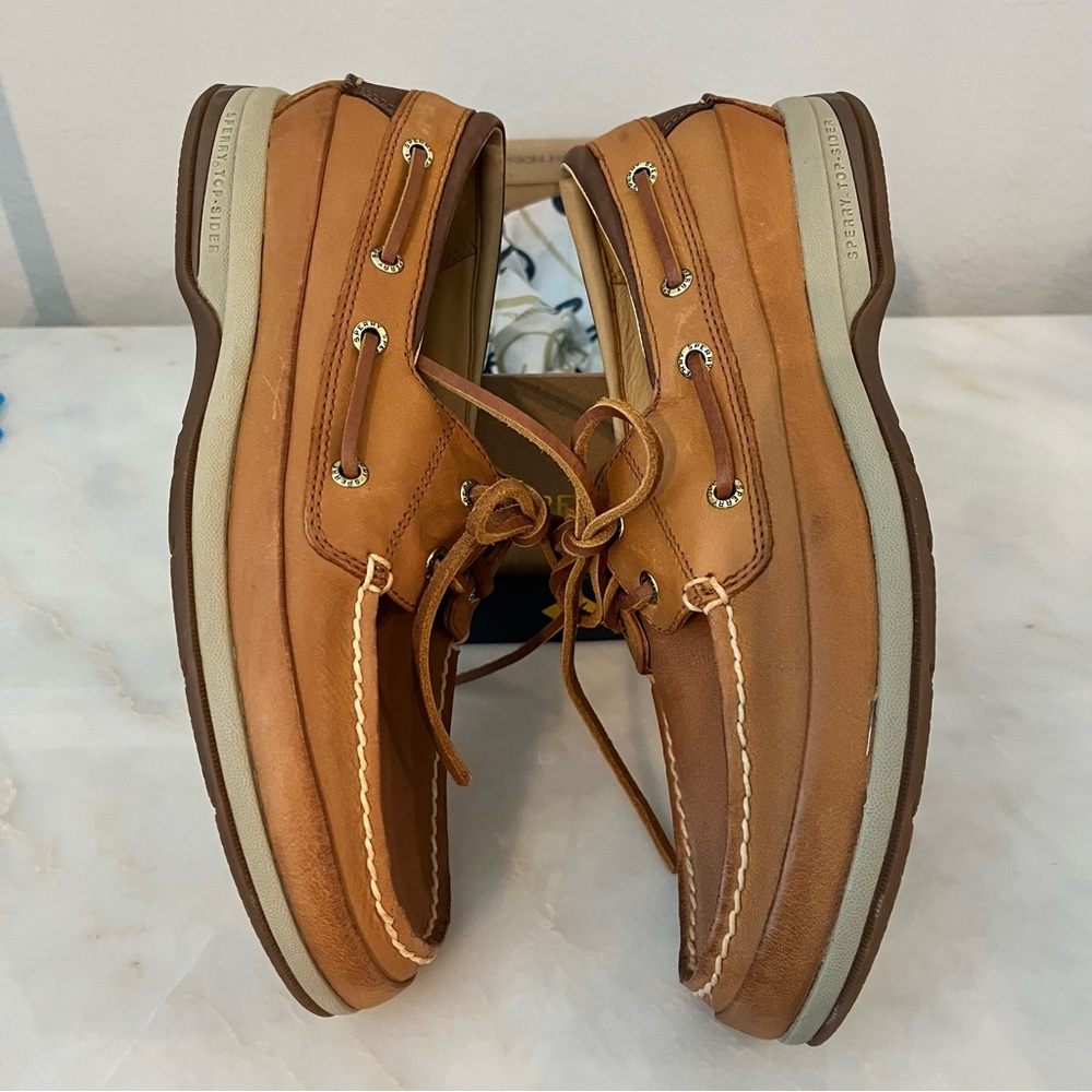Luxury Sperry Boat Shoes with 18K Gold - Picture 9 of 14